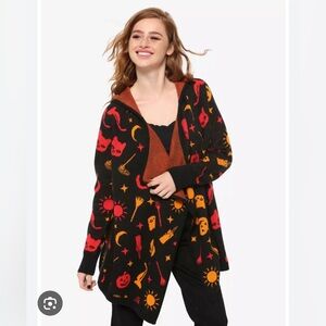 *Price Drop* Disney Her Universe Hocus Pocus hooded cardigan sweater XL